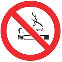 Prohibition stickers NO SMOKING