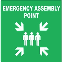 Workplace Safety Signage Emergency Assembly Point