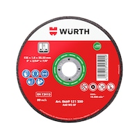Cutting disc for steel and stainless steel