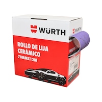 Sanding roll paper ceramic with hook and loop