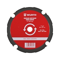 Circular Saw Blade For Fibre Cement - 4 Teeth 