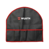 Steering wheel protector with tool bags for clean work in the vehicle