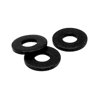 WN 3432 steel zinc plated black thick