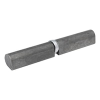 Weldable profile hinge with ball bearing