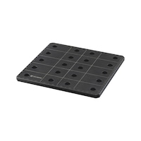 Welding plate for vice magnetic