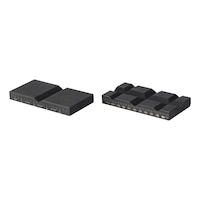 Raising jaw for vice magnetic