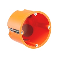 Hollow wall back box, wind-tight for timber construction