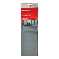 Microfibre cloth for glass seamless
