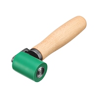 Wide-belt pressure roller