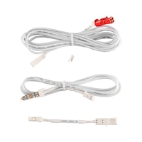 Endkappen-Set mit Anschlussleitung zu LED-Lichtband FLB-24-65-Moove
