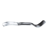 Dinging spoon, curved