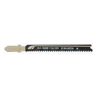 Lames De Scie Sauteuse WERHE 2379 - Pour Coupe Précise Bois, Stratifié, Aggloméré - Queue En T, Longueur 100 Mm - Lot De 3