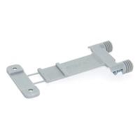 Underfloor guide part-ext runner Emuca SILVER PUSH