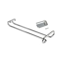 Susp. bracket for glass 1 track, Emuca