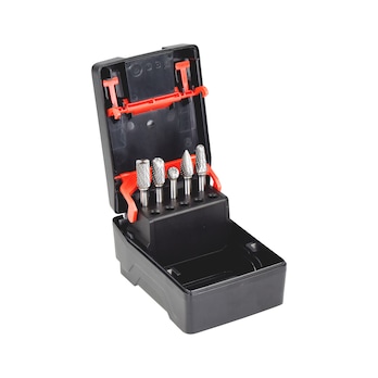 Conjunto de rebolos de carboneto MX, corte 5 peças
