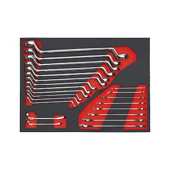 Doppel-Ring-Maulschlüssel metrisch 22-teilig Doppel-Ring-Maulschlüssel metrisch 22-teilig