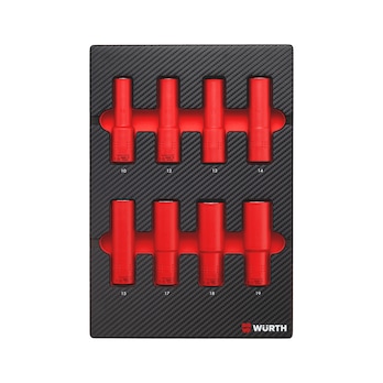 System-Sortiment 4.4.1 Steckschlüssel 1/2 Zoll VDE 8-teilig
