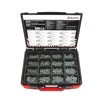 ZEBRA pias boorschroeven assortiment lenskop 