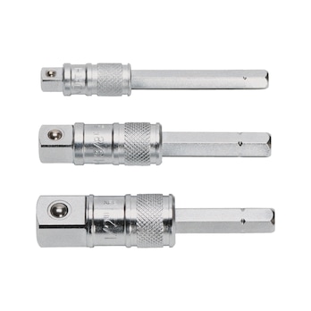 Συλλογή προσαρμογέων εργαλείων με τσοκ γρήγορης αλλαγής 3 τεμάχια