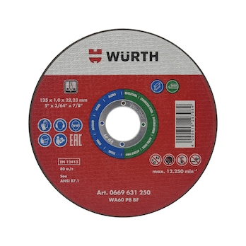 CUTTING DISC FOR STEEL AND STAINLESS STEEL