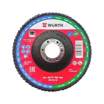 FLAP DISC FOR STEEL AND STAINLESS STEEL