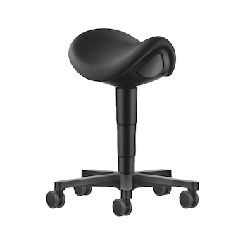 Sattelhocker mit Stoffbezug für Büro