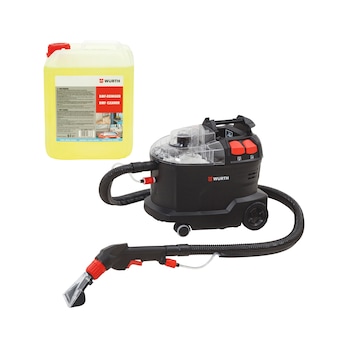 Conjunto Máquina de aspirar e lavar SEG 10 Compact e Detergente Multi BMF