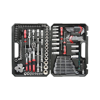 Tool assortment REDSTRIPE 134 pcs