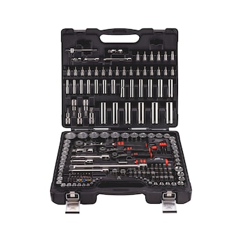 Steckschlüsselsatz 1/4 Zoll, 3/8 Zoll und 1/2 Zoll 169-tlg.