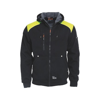 Sweatjakke m. fleece, CRAFTSMAN PRO