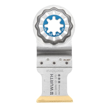 Starlock Hartmetallsägeblatt Einzelzahn EXTREME mit TiN-Beschichtung