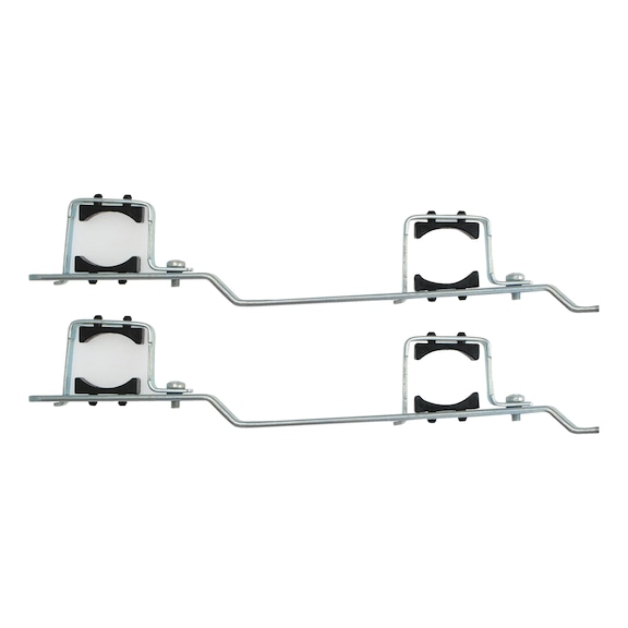 Coppia di staffe per collettori