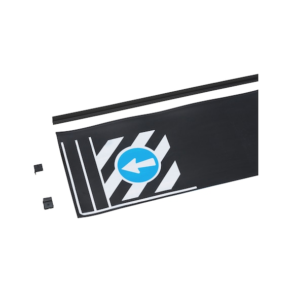 Bavette de protection pour tablier arrière - MUDFLP-REAR-VALANCE-240X38CM-1-COL