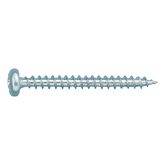 Chipboard screw, pan head - SCR-PANHD-WO-Z3-(A2K)-6X30