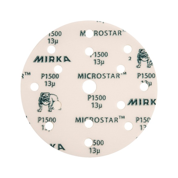 Disque abrasif sur film Mirka Microstar - SANDISC-MIRKA-FM61105096-D150-15L-P2500