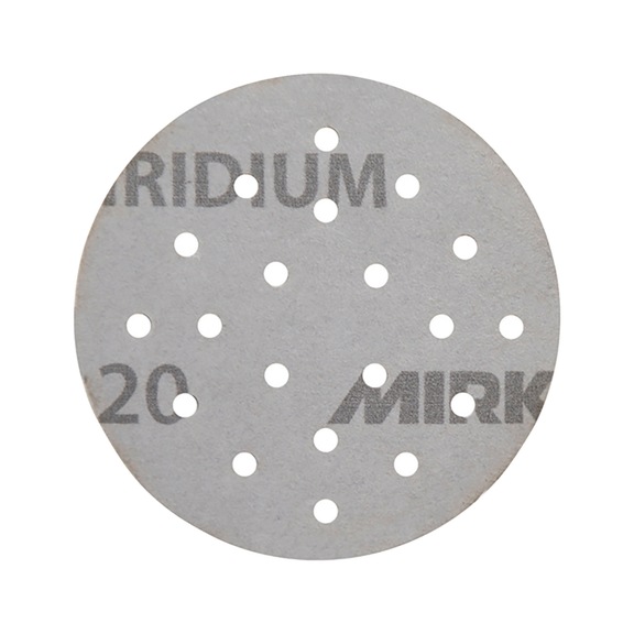 Dry sandpaper disc Mirka Iridium - SANDDISC-MIRKA-246JU05032-77MM-20L-320