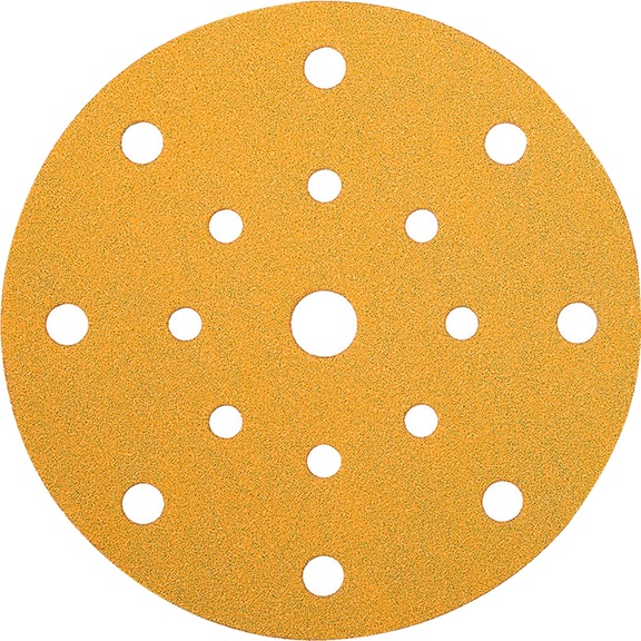 Dry sandpaper disc Mirka Gold - SANDDISC-MIRKA-2367909980-150MM-17L-P80
