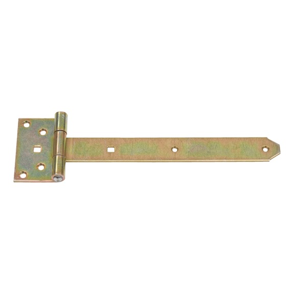 Cross cabinet hinge, heavy-duty - CABHNGE-CRP-H-ST-(ZN)-YELLOW-400X39MM