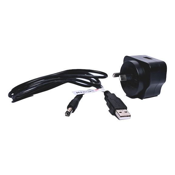 5V 1A Charger with USB-A/USB-C charging cable - SP-ADAPTOR-LAMP-F0827940352/124