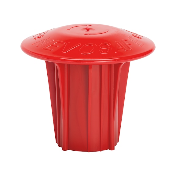 Capuchon de protection avec insert en acier  - PROTECTION PIQUETS FER Ø 20-36