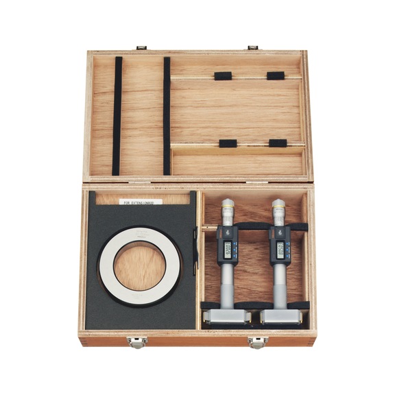 Digital 3-point micrometer set  Mitutoyo 468-98 - MICROM-IN-DGT-(75-100MM)-SET-3PCS