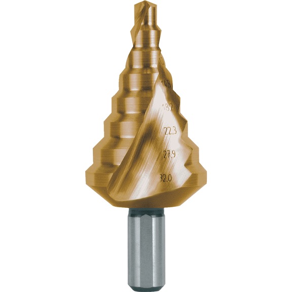 Stufenbohrer Spiral - SPRLSTUFBO-RUKO-101057T-HSS-D6-32