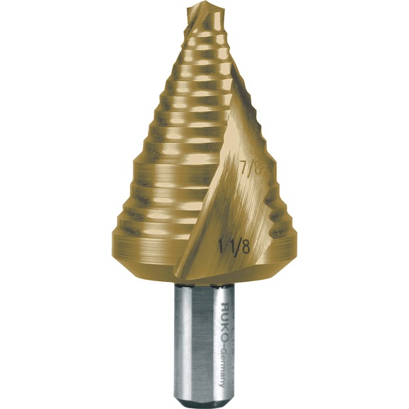 Foret étagé, spiralé - TWSTSTPDRL-RUKO-101709T-HSS-D7/8-1 1/8