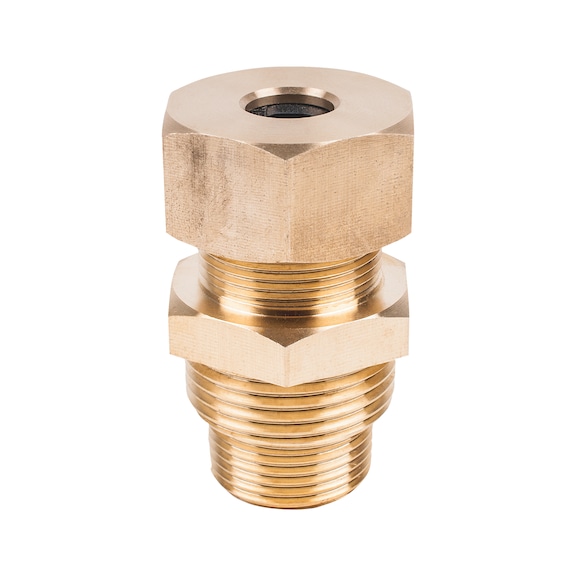 Paineläpivientinippa  1"/ ¾" LIME/PST10 - LÄPIVIENTINIPPA 3/4" LÄMMITYSKAAPELILLE