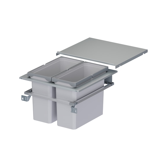 M&uuml;lltrennsystem VS ENVI Fit f&uuml;r Zargensystem - MUELLTRENNSYS-(ENVI-FIT)-500-2FACH