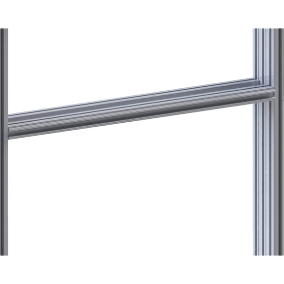 Bereitstellungsebene CLIP-O-FLEX<SUP>®</SUP> Für Arbeitsplätze aus Würth Aluminium-Profilsystem WAPS<SUP>®</SUP> - WAPS-COF-EBENE-EINSEITIG-HYBRID-865MM