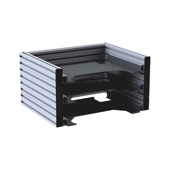 Drawer substructure - WAPS-DRAWR-TRAY-OFFN-3X-450X400X240MM