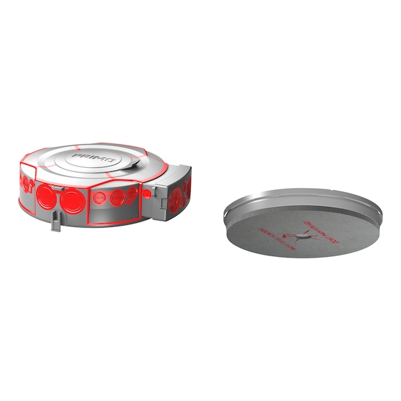 Recessed housing, concrete, w/ mineral fibreboard - INSTLHSNG-CONC-XL250-MINFBRBRD