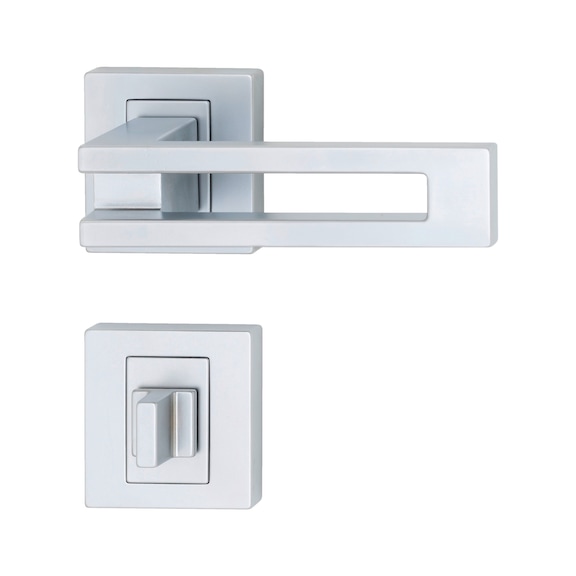 T&uuml;rdr&uuml;cker ZD 39, Rosettengarnitur - TD-ZD39-ROS-WC-(CR)-MATT