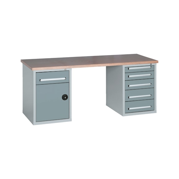 Workbench PRO WUS 2 - WRKBNCH-STA-PRO-WUS2/T6-2000-RAL7042